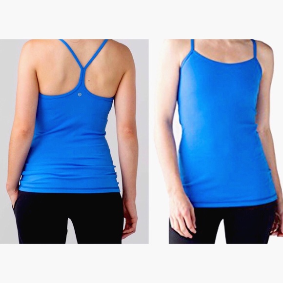 lululemon athletica Tops - ⬇️4️⃣5️⃣NWT LULULEMON Power Y Blue Tank
